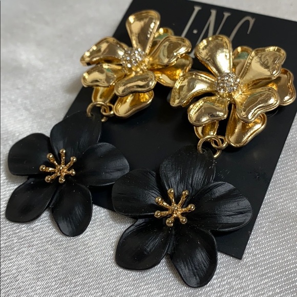 INC International Concepts Jewelry - ✅New INC gold tone flower drop earrings
